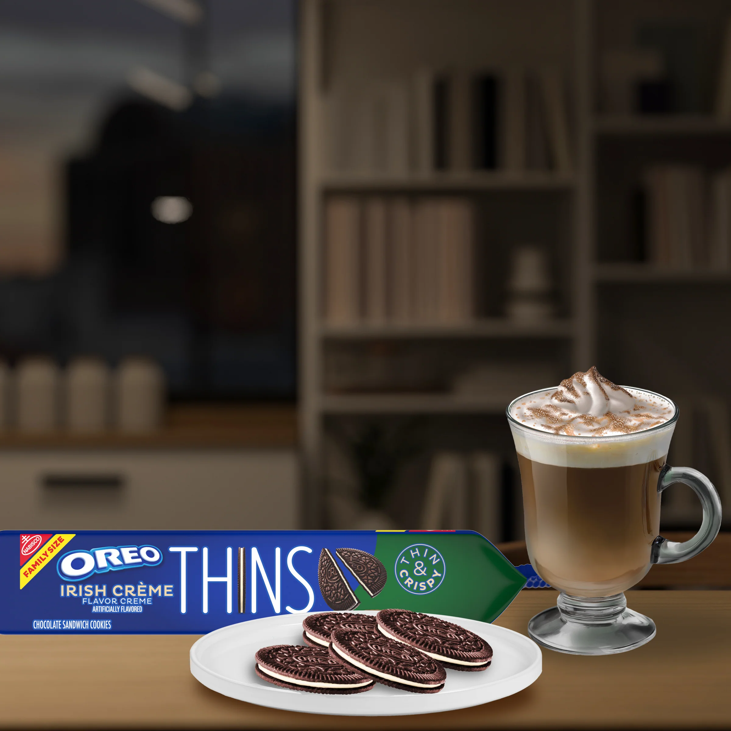 Thins Irish Crème Chocolate Sandwich Cookies, Family Size - Image 4